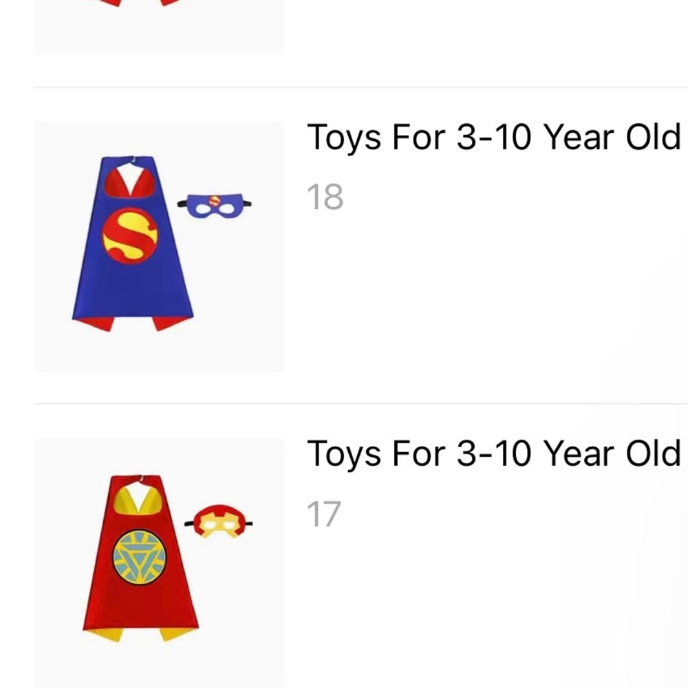 Super Hero Cape and Mask Set